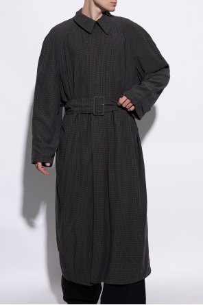 Balenciaga Coat with check pattern