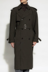 Burberry BROWN Double-breasted trench coat with belt