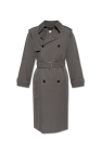 Burberry GREY Cotton Trench Coat