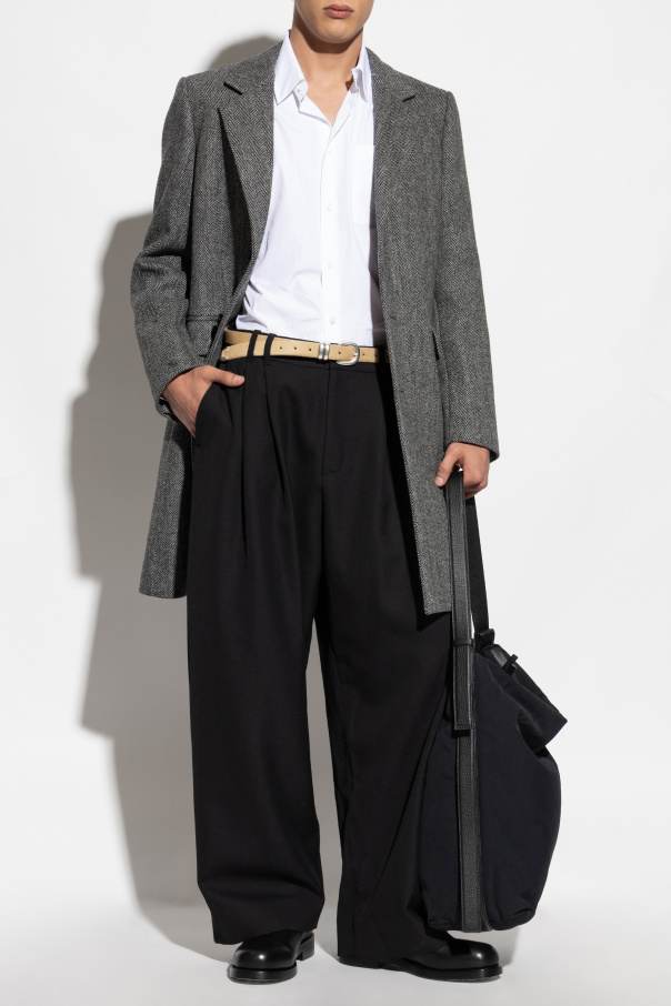 Burberry Abrigo con estampado de espiga