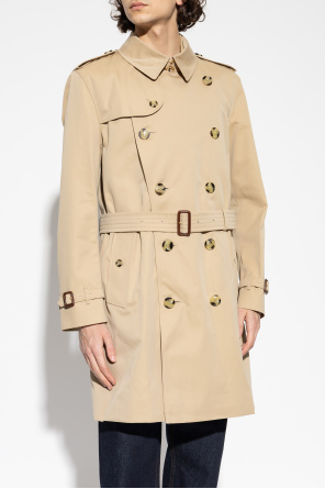 Burberry Gabardina cruzada con cinturón ‘Kensington’