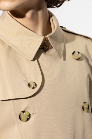 Burberry Gabardina cruzada con cinturón ‘Kensington’