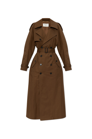 Double-breasted trench coat