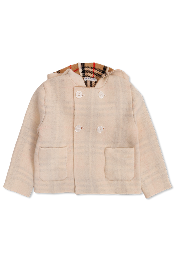 Hooded cardigan od Burberry Kids