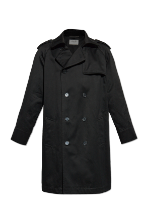 Double-breasted trench coat