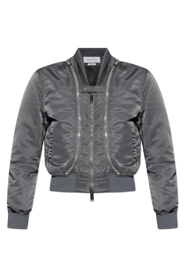 Jacket with zippers od Alexander McQueen