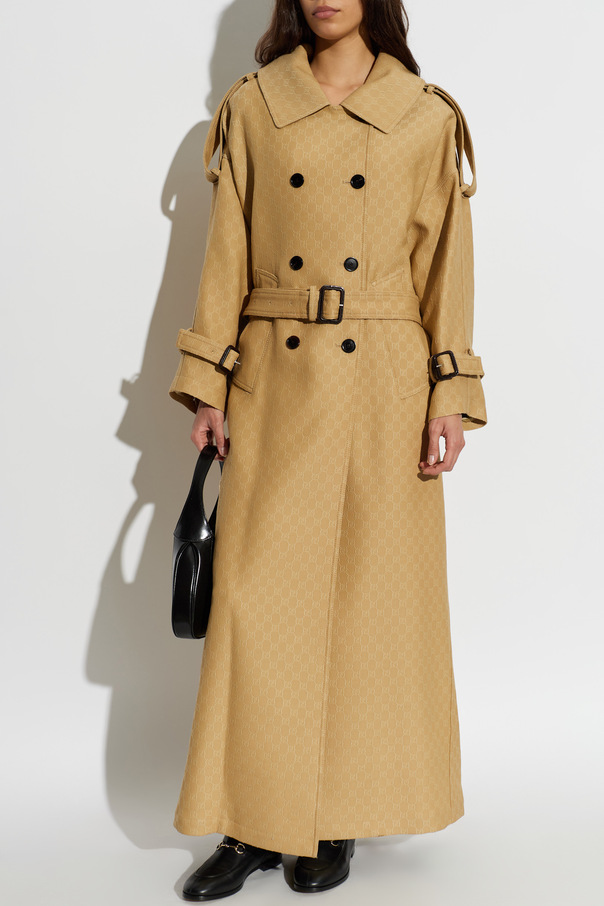 Gucci Abrigo con estampado `GG`