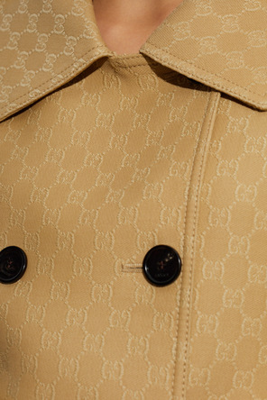 Gucci Abrigo con estampado `GG`
