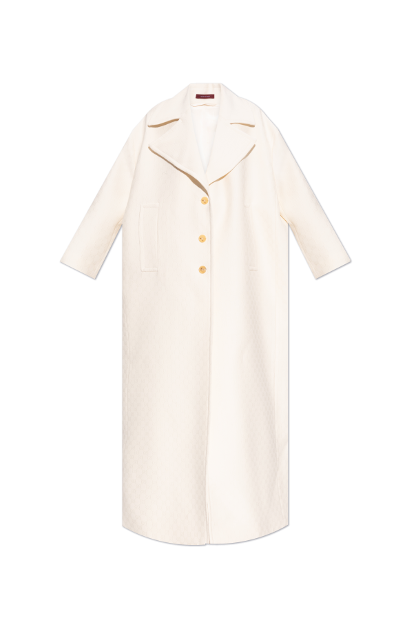 Wool coat with 'GG' pattern, zdjęcie 1 Wool coat with 'GG' pattern od Gucci
