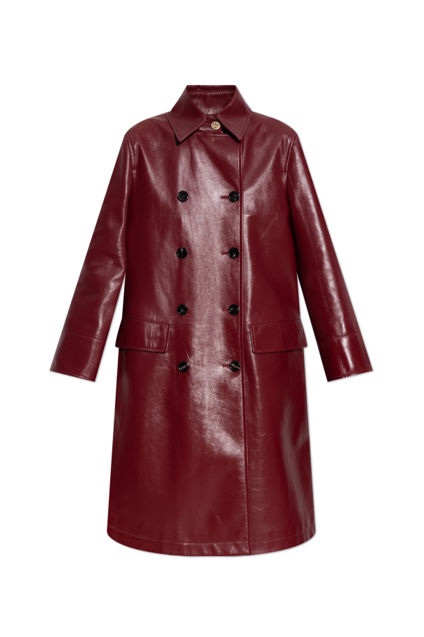 Leather coat od Gucci