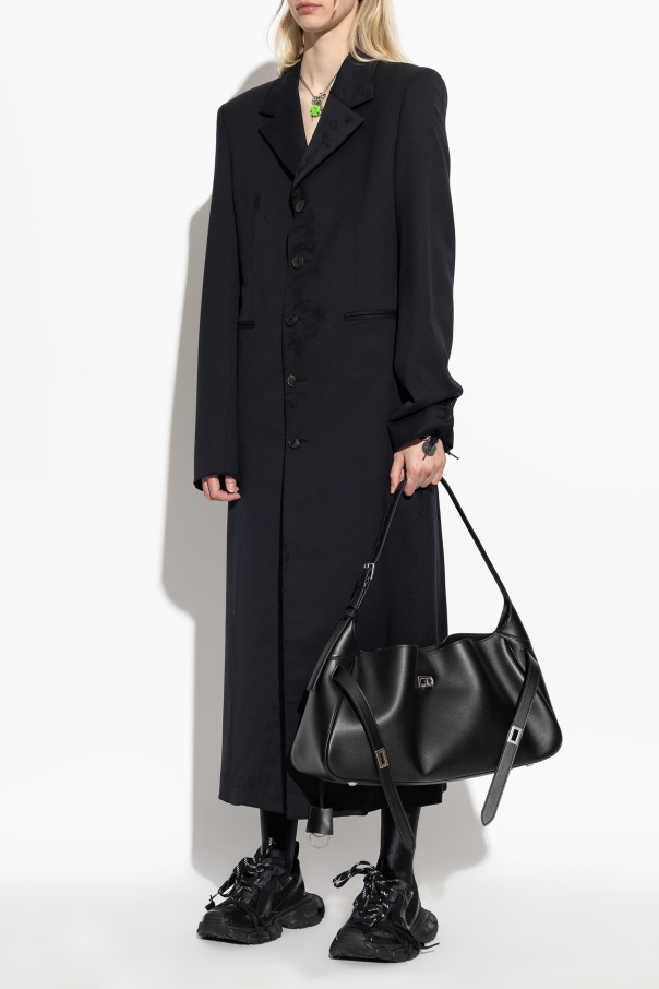 Balenciaga Long coat with vintage effect