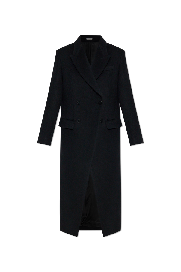 Double-breasted wool coat od Alexander McQueen