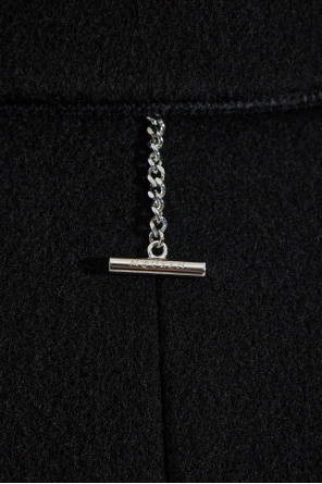 Alexander McQueen Doppelreihiger Wollmantel