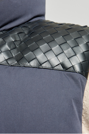 Bottega Veneta Steppweste mit Ledereinsätzen