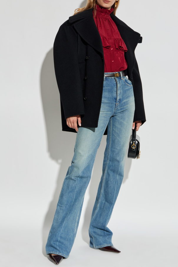 Saint Laurent Double-breasted coat