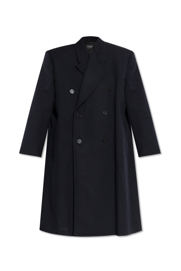Double-breasted coat od Balenciaga