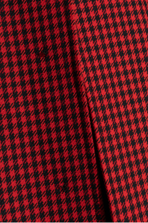 Balenciaga Płaszcz ze wzorem w pepitką