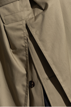 Balenciaga Trench cruzado de dos filas con cinturón