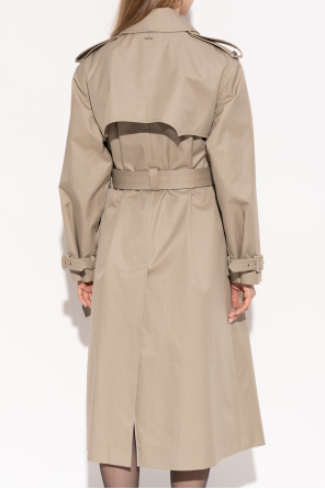 Alexander McQueen Cotton trench coat with belt