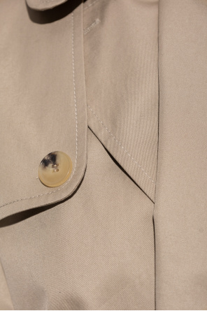 Alexander McQueen Cotton trench coat with belt