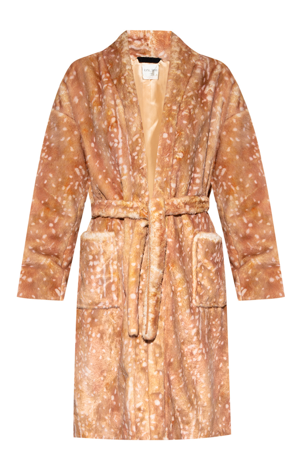 Forte Forte Coat with faux fur trims