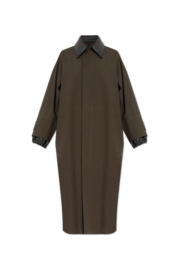 Cotton coat with belt od Bottega Veneta