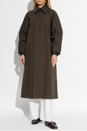 Bottega Veneta Baumwollmantel mit Gürtel