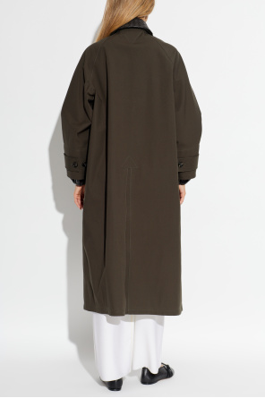 Bottega Veneta Baumwollmantel mit Gürtel