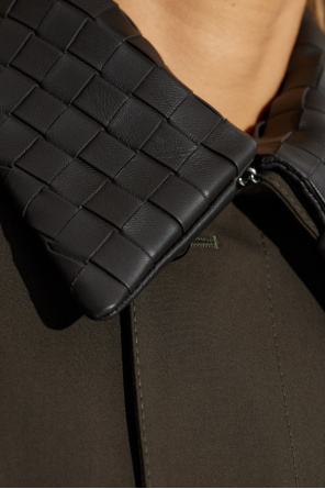 Bottega Veneta Baumwollmantel mit Gürtel