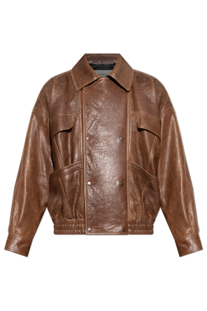 Lambskin leather jacket