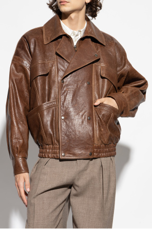 Saint Laurent Lammlederjacke