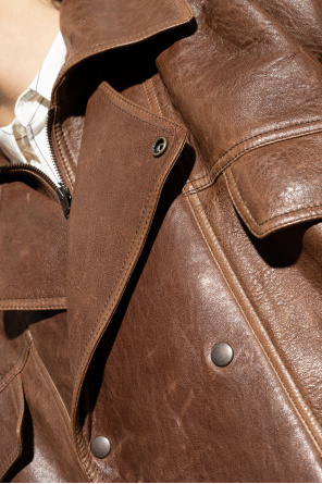 Saint Laurent Lammlederjacke