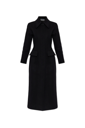 Abrigo con abertura única od Alexander McQueen