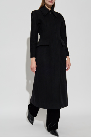 Abrigo con abertura única od Alexander McQueen