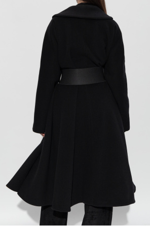 Balenciaga Wollmantel mit Gürtel