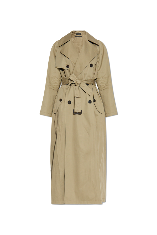 Double-breasted trench coat with belt od Balenciaga
