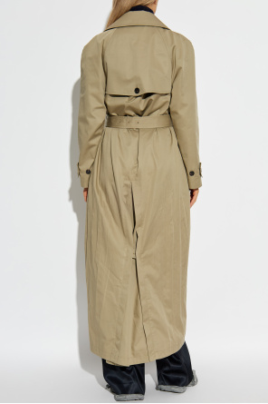 Balenciaga Double-breasted trench coat with belt