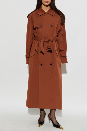 Saint Laurent Cotton trench coat with belt