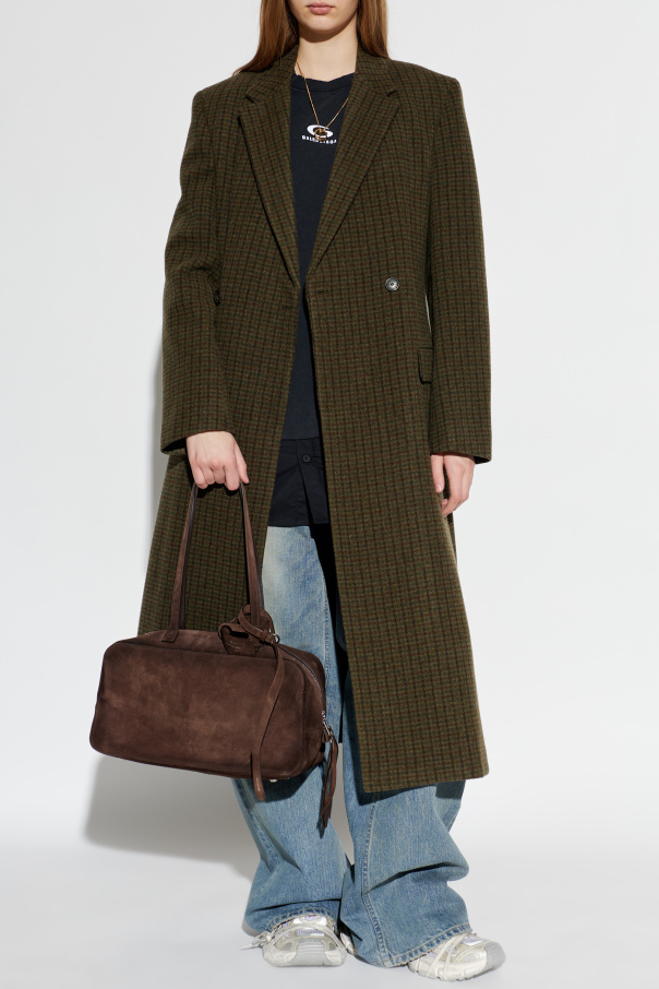 Balenciaga Mantel mit Karomuster