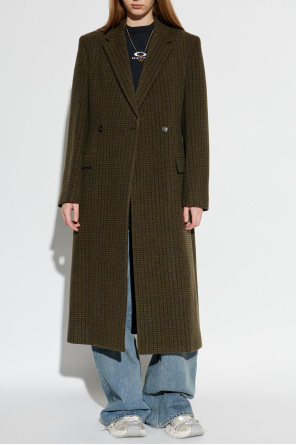 Balenciaga Mantel mit Karomuster