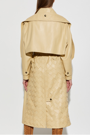 Bottega Veneta Leather trench coat
