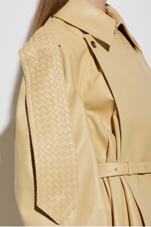 Bottega Veneta Leather trench coat