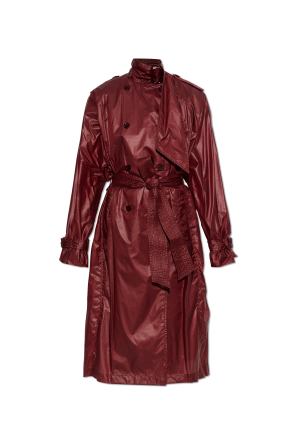 Trench coat with belt