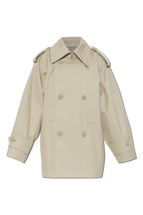 Double-breasted trench coat