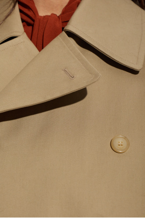 Saint Laurent Cotton trench coat with belt