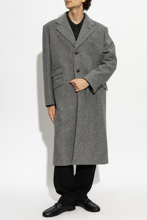 Valentino Garavani Wool coat with herringbone pattern