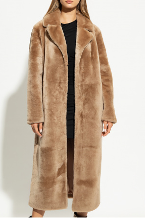 Yves Salomon Fur coat with pockets