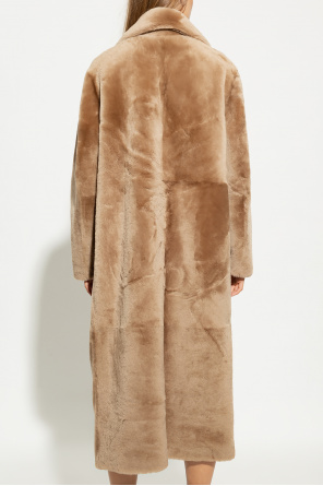 Yves Salomon Fur coat with pockets