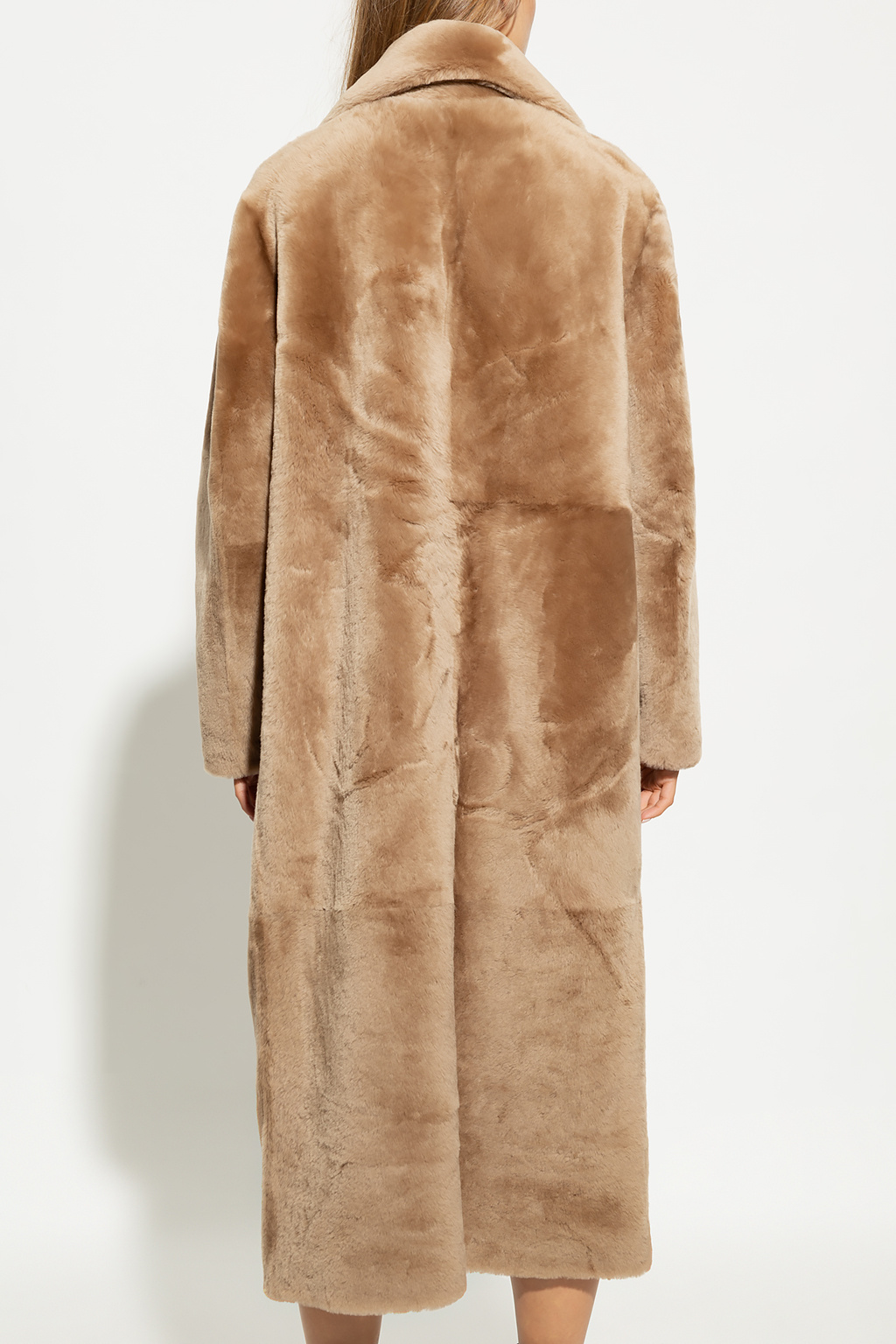 Yves Salomon Fur coat with pockets