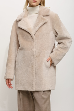 Yves Salomon Lamb fur coat